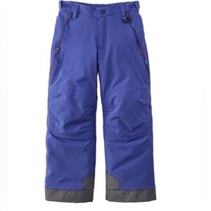 L.L. Bean Unisex Youth Snow Ski Pants Grow Cuffs, NWT 14